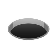 hockey puck on white