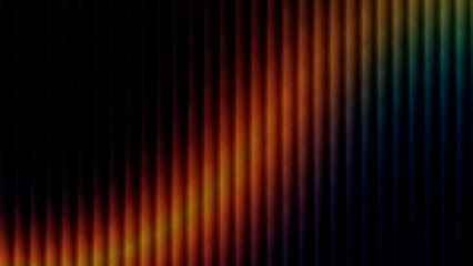 Orange yellow blue gradient light with soft vertical lines on dark background futuristic abstract texture glowing with smooth motion