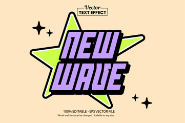 Retro vintage text effect, Editable text effect