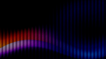 dark abstract red purple and blue gradient background with glowing vertical stripes and a low curved light arc