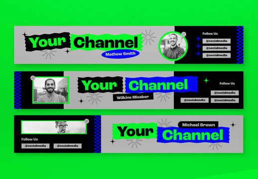 Black Modern Business Youtube Banner