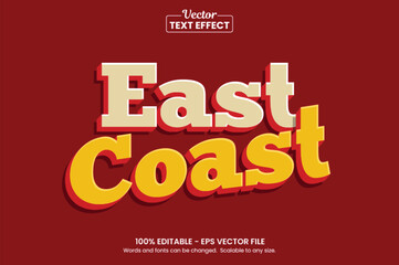 Retro vintage text effect, Editable text effect