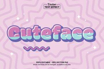 Retro vintage text effect, Editable text effect