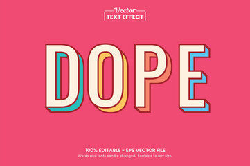 Retro vintage text effect, Editable text effect