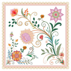 Graphic elements for vector design. Swirl vintage elements decorative illustration. 