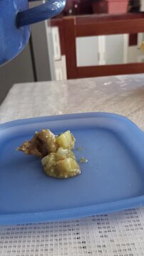 snacks and food served in the kitchen of a home in southern Mexico