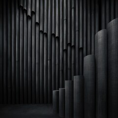 Dark abstract background with geometric texture