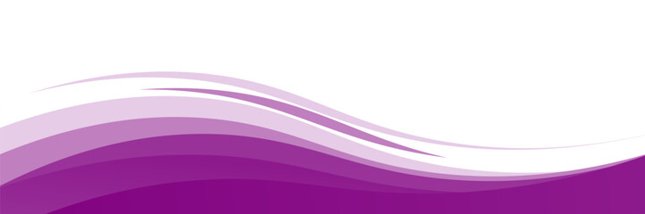 Purple abstract wave background with smooth curves and gradient layers