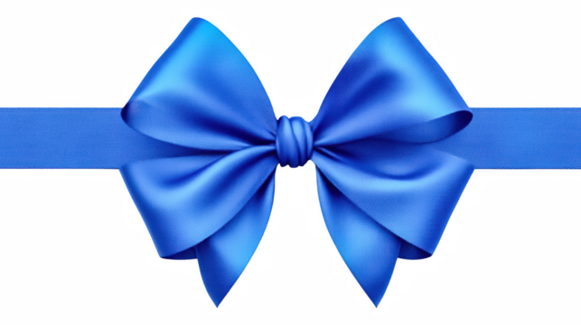 Ribbon bow gift isolated elegant satin sparkle with star and stripes for award or thanksgiving celebration with festivity, render, help - Powered by Adobe