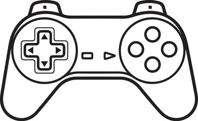 Game controller icon, a simple and clean design