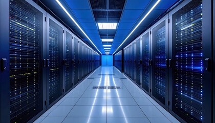 Server Room Data Center.