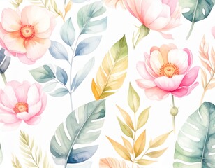 abstract floral pattern	
