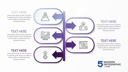 Infographic 5 steps.