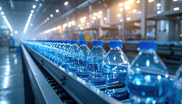 Water Bottle Factory Line.