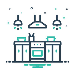 Mix icon for gourmet kitchen