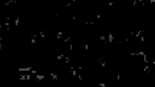 Cubes form a grid in flicker transition starting right from the Stanza collection - Transition Video