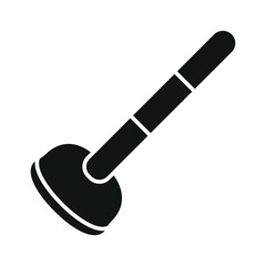 toilet plunger icon vector design template