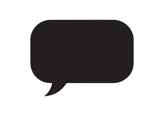 Naklejka premium Speech bubble icon, Speech bubble solid vector