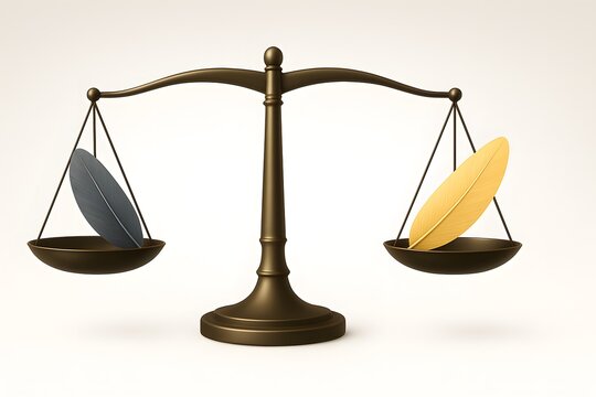 good and bad social scale of justice