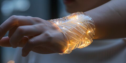 Smart Health Tracker Wristband, Wearable Fitness & Heart Monitor, Advanced Wellness Smartwatch