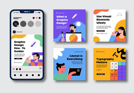 Graphic Design Guide Social Media Post