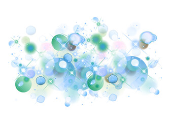 Transparent glowing stars lights and bokeh overlay PNG effect, Abstract neon glowing dust particles with bokeh dreamy lights graphics resources, transparent background 