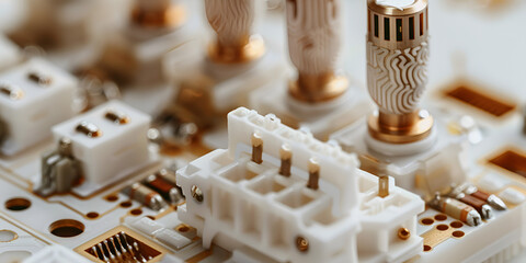 Electronic Components Collection, Tech Innovation Hardware, Circuit Elements Macro