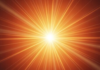 Obraz premium Vibrant burst of golden light radiating outwards, symbolizing energy, hope, and new beginnings for dynamic project concepts.