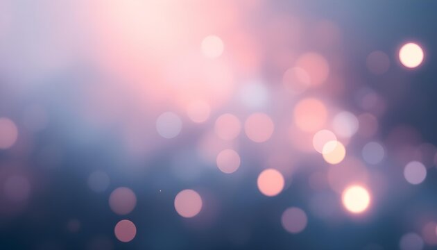 Serene pastel abstract background blending defocused circular bokeh and smooth gradient textures for calming elegant minimalist design