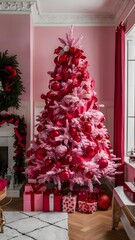 christmas tree with presents