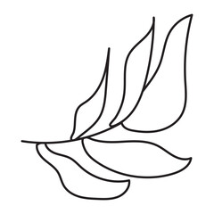 Floral spring vektor for your project. vector clover pattern, flower drawing