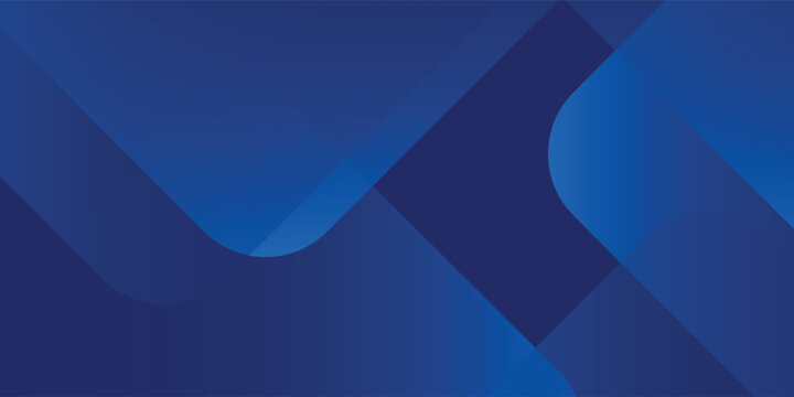 Abstract blue background with glowing geometric lines. Modern blue gradient square shape design.