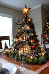 christmas tree with gifts