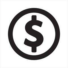 Obraz premium dollar sign icon