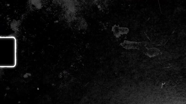 animation Grunge film texture . Retro vintage old overlay filter and rolling edge for videos