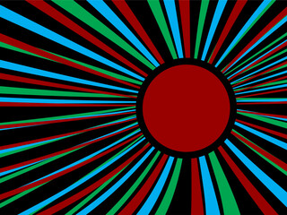 Vintage retro banner background. Colorful grunge wave wallpaper. Vector illustration. Twist party backround pattern.	
