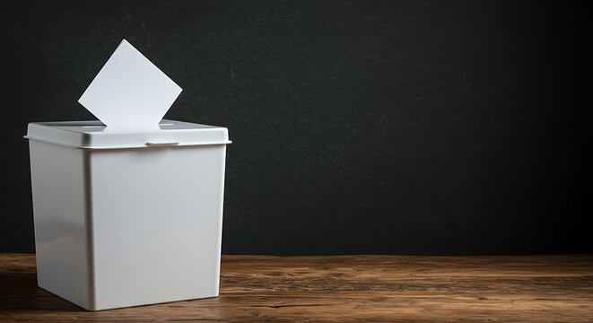 Cast your vote into the ballot box during election season and exercise your democratic right in a fair election process for a better future