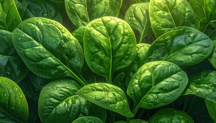 Fresh Spinach Leaves. (2)