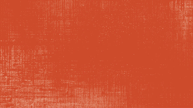 Textured terracotta orange background with scattered light pink dots and grid patterns vector
