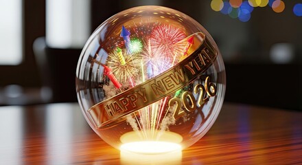 Magical Crystal Ball Wishes for the New Year 2026 Celebration
