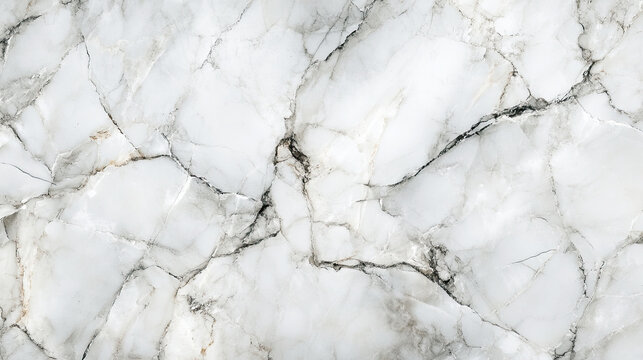 White marble texture with natural gray veining