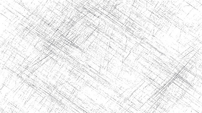 Abstract textured background with random grey lines and dots on white surface grunge scratch