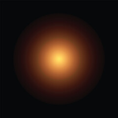 A glowing orange sphere with a bright yellow center, set against a stark, evoking a sense of cosmic energy or a distant celestial body