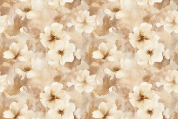 Delicate Floral Watercolor Pattern Design