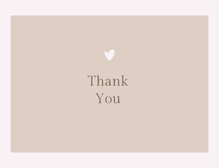 Thank you card