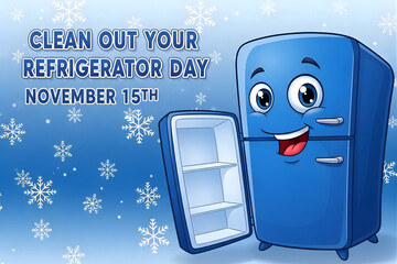Clean out your refrigerator day on november 15th
