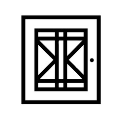 Door icon, a simple design for entrance or exit