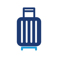 luggage bag colored icon vector design good for web or mobile app