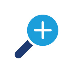 Fototapeta premium zoom colored icon vector design good for web or mobile app