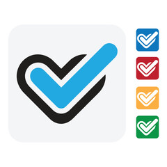 Affirmative heart symbol in vibrant colors suggests validated love and positive approval for dating apps, healthcare, and user interface design